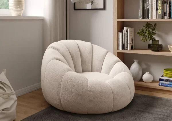 maxi poltrona a fiore